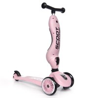 Trotineta copii cu sezut, transformabila 2in1, HighwayKick 1 Rose, 1-5 ani, pana la 50 kg, Scoot & Ride - 4