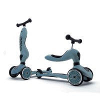 Trotineta copii cu sezut, transformabila 2in1, HighwayKick 1 Steel, 1-5 ani, pana la 50 kg, Scoot Ride - 1