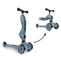 Trotineta copii cu sezut, transformabila 2in1, HighwayKick 1 Steel, 1-5 ani, pana la 50 kg, Scoot Ride - 2