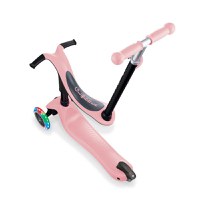 Trotineta Globber Go-Up Sporty, 3 in 1, cu lumini, culoare roz pastel - 1