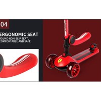 Trotineta Pliabila Mesuca Ferrari Twist Rosie cu Scaun - 10