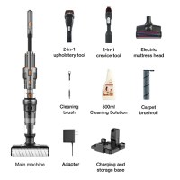 Aspirator vertical fara fir cu spalare JIMMY HW10 Pro Cordless 3-in-1 vacuum&washer, putere 400W, 18000Pa, autonomie 80 min - 4