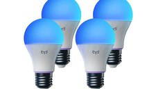 Bec smart Yeelight Smart LED Bulb W4 Lite (Multicolor), E27, Luminozitate 806lm - 4 pack