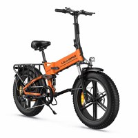 Bicicleta electrica pliabila Ulzomo Dunes 20 E-bike, 750W, 48V 16Ah, autonomie 120km, viteza maxima 40km/h, Orange, 20'' - 2