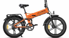 Bicicleta electrica pliabila Ulzomo Dunes 20 E-bike, 750W, 48V 16Ah, autonomie 120km, viteza maxima 40km/h, Orange, 20''