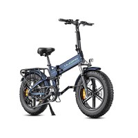 Bicicleta electrica pliabila Ulzomo Dunes 20 E-bike, motor 750W, 48V 16Ah, autonomie 120km, viteza maxima 40km/h, Blue, 20'' - 2