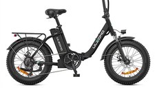 Bicicleta electrica pliabila ULZOMO E-bike Dolphin 20, 350W, 36V 13Ah, autonomie 89km, viteza maxima 25km/h, Black, 20''