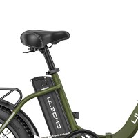 Bicicleta electrica pliabila ULZOMO E-bike Dolphin 20, 350W, 36V 13Ah, autonomie 89km, viteza maxima 25km/h, Green, 20'' - 4