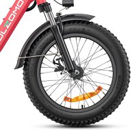 Bicicleta electrica pliabila ULZOMO E-bike Dolphin 20, 350W, 36V 13Ah, autonomie 89km, viteza maxima 25km/h, Pink, 20'' - 4