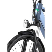 Bicicleta electrica Ulzomo Metro 26 E-bike, 250W, 36V 17Ah, autonomie 100km, viteza maxima 25km/h, Green, 26'' - 6