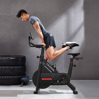 Bicicleta fitness YESOUL Spinning Bike C1A, Black, Suport pentru display, Rezistenta magnetica - 4