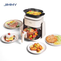 Friteuza cu aer cald JIMMY Air Fryer, Pan Fryer 2-in-1 4L, 1100W, 8 programe, Display HD Touch Screen - 2