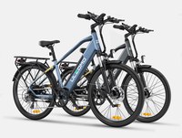 PROMO Bicicleta electrica oras Ulzomo Metro 26 E-bike, 250W, 36V 17Ah, autonomie 100km, viteza maxima 25km/h, Gray, 26'' - 7