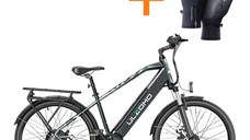 PROMO Bicicleta electrica oras Ulzomo Metro 26 E-bike, 250W, 36V 17Ah, autonomie 100km, viteza maxima 25km/h, Gray, 26''