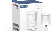 Senzor de miscare Aqara Motion Sensor P1, camp vizual de 170°, durata baterie 5 ani, functioneaza cu Aqara Home