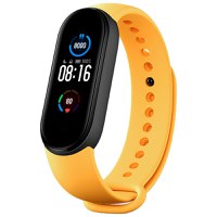 Set 3 curele Bratara fitness Xiaomi Mi Smart Band 5 - Verde, Galben, Albastru - 3