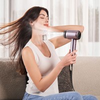 Uscator de par JIMMY Nano Ultrasonic Hair Dryer F8 (Purple Mauve), 110000rpm, 18l/s, display smart - 6