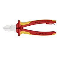 Cleste profesional cu taiere diagonala, maner izolat Knipex 70 06 180 T, 180 mm - 1