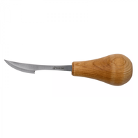 Cutit de scluptura universa cu maner modelat pentru palma BeaverCraft C17P, 160 mm - 1