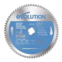 Disc pentru fierastrau circular, taiere otel subtire Evolution T255TCT-70MS, O255 x 25.4 mm, 70 dinti - 1