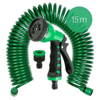 Furtun extensibil de gradina cu pistol pentru pulverizare apa SG10814 Grafner 20633, 15 m - 1