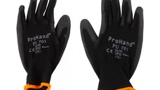 Manusi de protectie ProHand PU701-8-B, marime 8