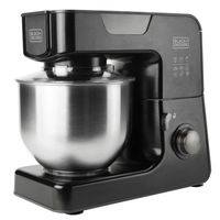 Mixer cu bol din inox BXKM1000E BlackDecker S9130060B, 1000 W, 5.2 l - 1