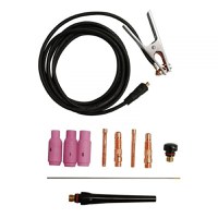 Set accesorii pentru aparat de sudura TIG GIS 200 Guede 41690, 9 piese - 1