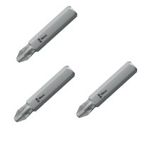 Set biti pozidrive Wera 05134291001, PZ2 x 50 mm, 3 bucati - 1