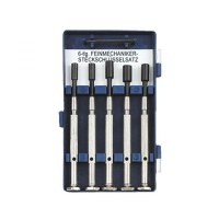 Set chei precizie tubulare pentru ceasornicar Mannesmann 1135-6, O3-5 mm, 5 piese - 1