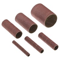 Set cilindri de slefuire pentru masina de slefuit cu ax Scheppach 7903400701, O13-76 mm, granulatie K80, 18 piese - 1