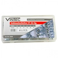 Set coliere metalice Vintec 74508, O16-40 mm, 26 piese - 1