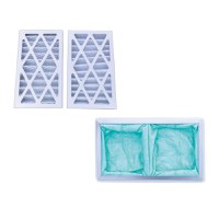 Set filtre interior-exterior pentru purificator de aer pentru atelier HDA-14 Scheppach 7903000703, 2 piese - 1