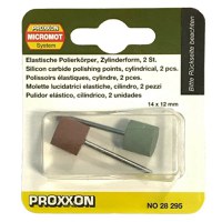 Set tamburi flexibili din silicon-carbid Proxxon 28295, O12 mm, 2 bucati - 1