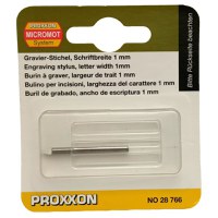 Stylus din carbid pentru GE 20, gravura in metal, plastic, sticla Micromot Proxxon 28766, O1 mm - 1