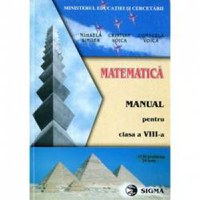 Matematica. Manual clasa a VIII-a - 1