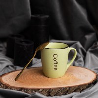 Set 6 cani decor coffee Verde, 250 ml - 4