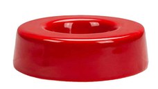 Suport lumânare Roșu Intens, Ceramica, Ø 9.4 cm