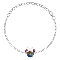 Bratara Disney Minnie Mouse - Argint 925 si Cubic Zirconia colorate - 1