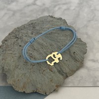 Bratara Elefant - Aur Galben 14K - Snur reglabil, diverse culori - 1