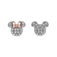 Cercei Disney duet Mickey Mouse si Minnie Mouse - Argint 925 si Cubic Zirconia - 1