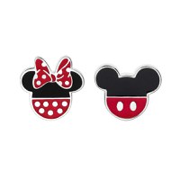 Cercei Disney Mickey si Minnie Mouse - Argint 925 cu email colorat - 1