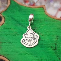 Charm personalizat Craciun - Grinch - Argint 925 - 1