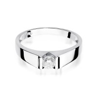 Inel colectia Luxury Aur Galben/Alb 14K cu Diamant 0.30ct - 1