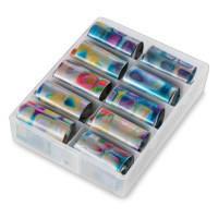 Folii de transfer set 10 Metallic Marbles - 1