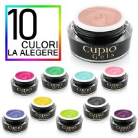 Kit manichiura gel 10 culori ultra pigmentate Cupio - 1