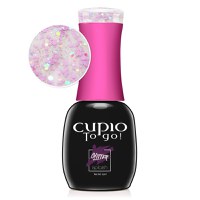 Oja semipermanenta Cupio To Go! Glitter Splash - Lavander Confetti 15 ml - 1