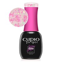 Oja semipermanenta Cupio To Go! Glitter Splash - Pink Madness 15 ml - 1