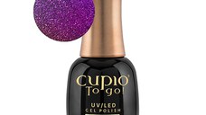 Oja semipermanenta Cupio To Go! Gold Collection Electric Purple 15ml