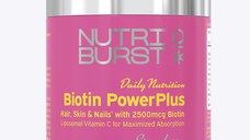 Vitamine jeleuri pentru par, piele, unghii Biotin Power Plus NUTRIBURST 60buc